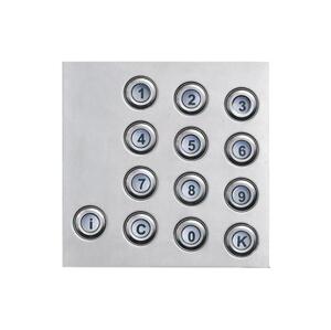 4FN 230 91,5/P - tarcza KARAT, INOX 2-BUS, stal nierdzewna, podświetlenie, bez Z