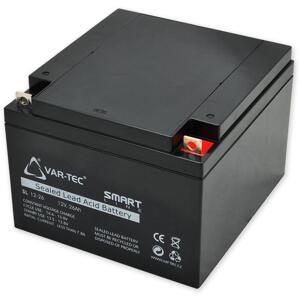 AKUMULATOR SMART 12V / 26Ah - wymiary: DxSxW = 166x175x125 mm