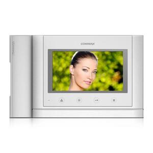 CDV-70MH biały - wersja 230Vac - wideofon 7", CVBS, z aparatem słuchowym, 2 wejścia
