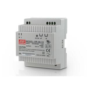DR-30-15 - zasilacz na DIN, 15Vdc, 2A, 30W
