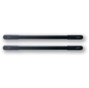 DWB 2-57 - czarny - 2 szprychy, 57cm, para