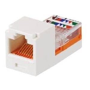MINI-COM C5e - biały - samogwintujący Mini-Jack, CJ588AWY