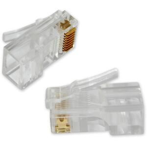 MP-011 C5E - złącze, 8P8C, na przewód, C5E