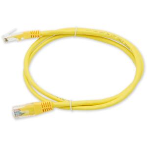 PC-200 C5E UTP / 0.5M - żółty - kabel krosowy