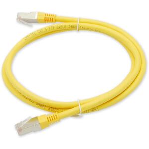 PC-802 C6 FTP/2M - żółty - kabel krosowy