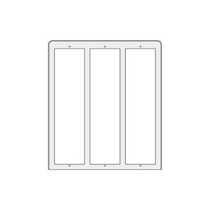 PL89 - daszek przeciwdeszczowy 3x3 moduły, Profilo