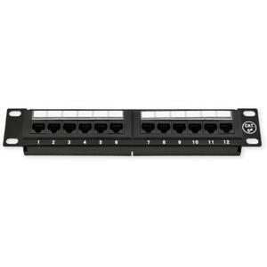 PP-110 12P/C5E - Patch panel 10" 1U, 12 portów C5E