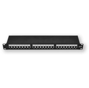 PP-130 24P/C5E/S - Patch panel 19" 1U, 24 porty C5E ekranowany