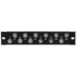 PP-142 BNC 12P - Patch panel 10" 1U, 12 portów BNC