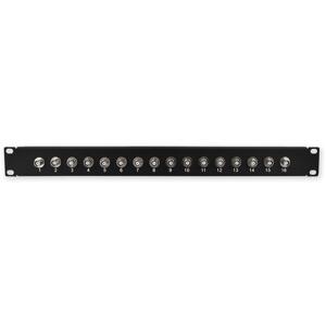PP-146 16P/BNC - Patch panel 19" 1U, 16 portów BNC