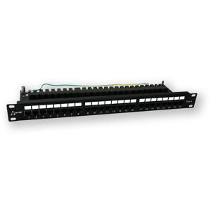PP-156 24P/C6 - Patch panel 19" 1U, 24 porty C6
