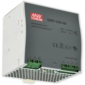 PS-DIN 240-48 - zasilacz impulsowy 48V = / 3,5A wg DIN, zabezpieczenie