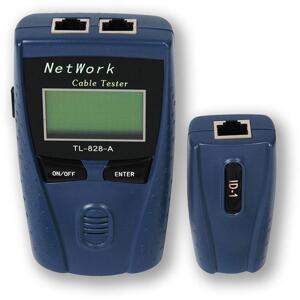 TS-828 LCD - TESTER dystrybucji okablowania LCD