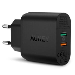 Dwuportowa ładowarka ścienna AUKEY Quick Charge 3.0 — PA-T13
