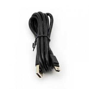 Kabel CEL-TEC USB AB mini 1m, czarny