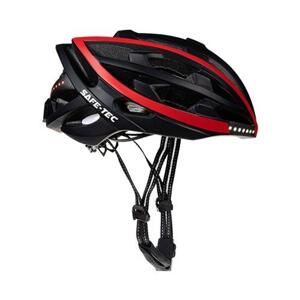 Safe-Tec TYR Czarny Czerwony L (58cm - 61cm)