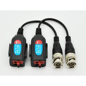 RX-HD211C - balun 8 Mpix, zaciski sprężynowe, ESD, 2szt, w bloku