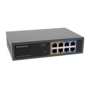 RX-PSE844E - Switch PoE 8/4, 4x port PoE (100Mb), maks. 60W, af, at