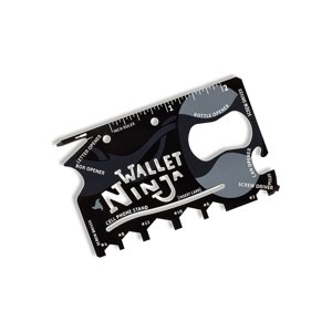 Wallet Ninja 18w1 - Wielofunkcyjna karta do każdego portfela