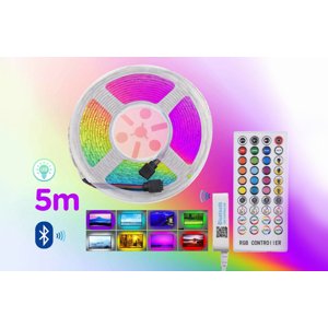 Lumenmax 5050 - 5 metrów - Taśma LED BLUETOOTH RGB - Kompletny zestaw