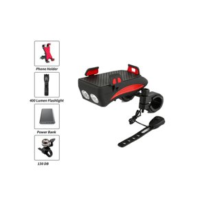 Lampka rowerowa BikerPro - 4 w 1