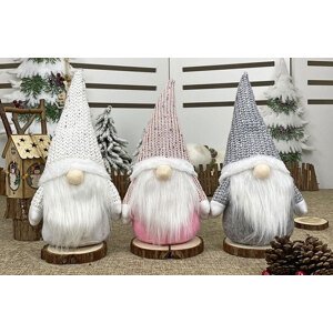 Świąteczny elf tekstylny - Rudolf - 28 cm