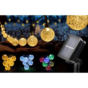 Dekoracyjny łańcuch solarny zewnętrzny z 40 diodami LED - Lights Balls