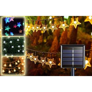 Dekoracyjny łańcuch solarny zewnętrzny z 40 diodami LED - Lights Star