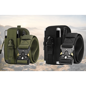 Zestaw wojskowy outdoor - torba + pas taktyczny