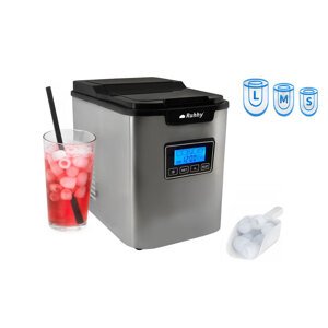 Kostkarka do lodu 12 kg/dzień – 3 rozmiary kostek, timer
