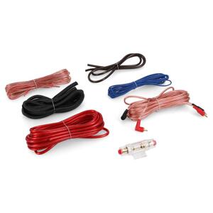 Electronic-Star Cablekit Car, zestaw kabli do samochodu, zestaw montażowy, pozłacany, AGU 60 A