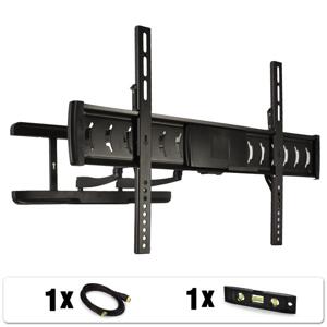 Auna LDA03-466, obrotowy uchwyt ścienny, 2 ramiona, kabel HDMI