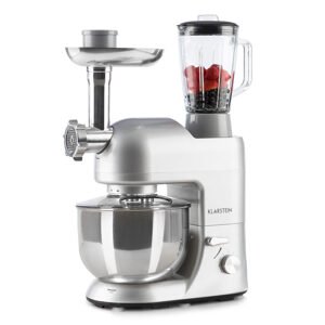 Klarstein Lucia, robot kuchenny, 3 w 1, 1800 W / 2,7 PS, 5 l, stal nierdzewna, bez BPA