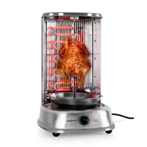 OneConcept Kebap Master, grill pionowy, 1800 W, stal szlachetna