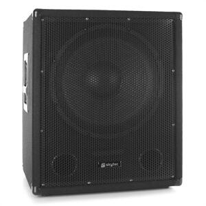 Skytec SMWBA15, subwoofer aktywny PA, Bi-Amp, AUX, MIC