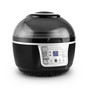 Klarstein VitAir Turbo, frytkownica beztłuszczowa, 1400 W, 9 l, grill, pieczenie, kolor szaro-czarny