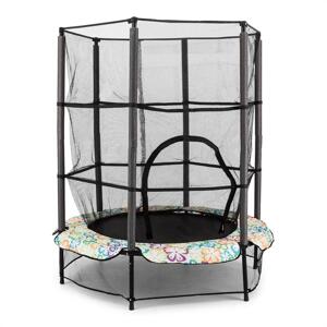KLARFIT Rocketkid trampolina Ø140cm siatka zabezpieczająca zawieszenie Bungee od 3 roku życia