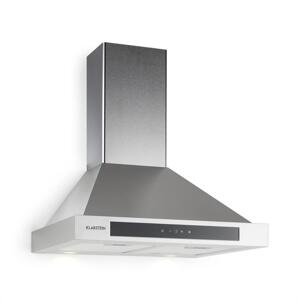 Klarstein Zelda 60, okap kuchenny przyścienny, 60 cm, 620 m³/h, 210 W, panel dotykowy, timer, stal szlachetna
