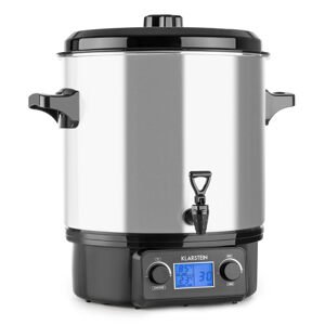 Klarstein Biggie Digital Automat do wekowania Garnek do pasteryzacji 27 l 2000 W stal nierdzewna
