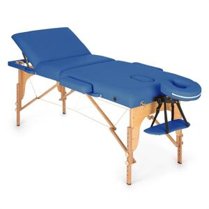 KLARFIT MT 500, stół do masażu, 210 cm, 200 kg, składany, torba, kolor niebieski