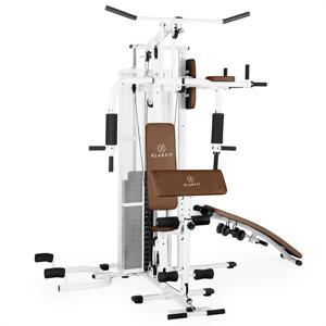 KLARFIT Ultimate Gym 5000, wielofunkcyjna stacja fitness, biała