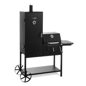 Klarstein Fleischbrocken, grill na węgiel drzewny z wędzarnią, grill BBQ, czarny