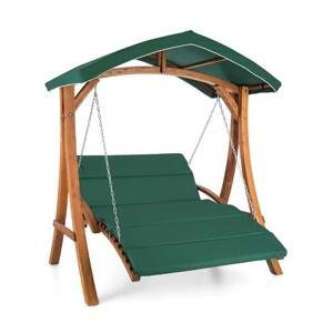 Blumfeldt Aruba, huśtawka ogrodowa, 130 cm, 2 miejsca, lite drewno
