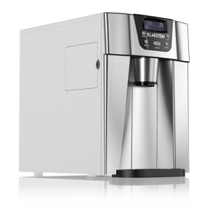 Klarstein Ice Volcano 2G Kostkarka do lodu LED | 12 kg na 24 h | 2 l | 6-12 min srebrna