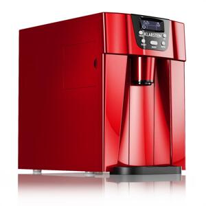 Klarstein Ice Volcano 2G Kostkarka do lodu LED | 12 kg na 24 h | 2 l | 6-10 min czerwona