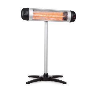 Blumfeldt Rising Sun, promiennik podczerwieni tarasowy, stojący, 2500 W, IP34, regulacja wysokości, pilot zdalnego sterowania