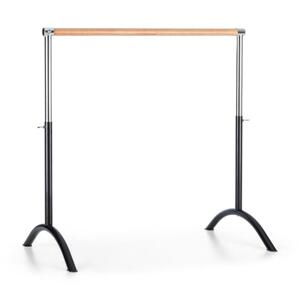 KLARFIT Bar Lerina drążek baletowy sztanga baletowa 110x113cm regulacja wysokości stalczarny