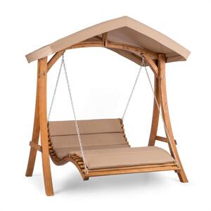 Blumfeldt Bermuda, huśtawka ogrodowa, 130 cm, dwumiejscowy, płachta słoneczna