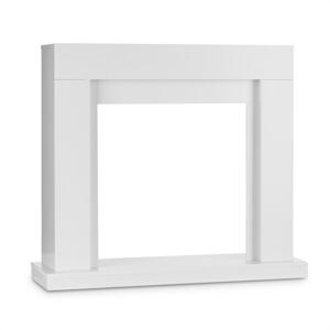 Klarstein Studio Frame, kominkowa konstrukcja, rama, MDF, nowoczesny design, biała