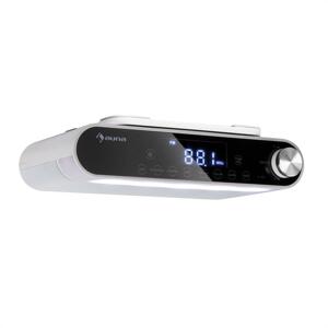 Auna KR-130, radio kuchenne, Bluetooth, hands-free, FM, światła LED, białe